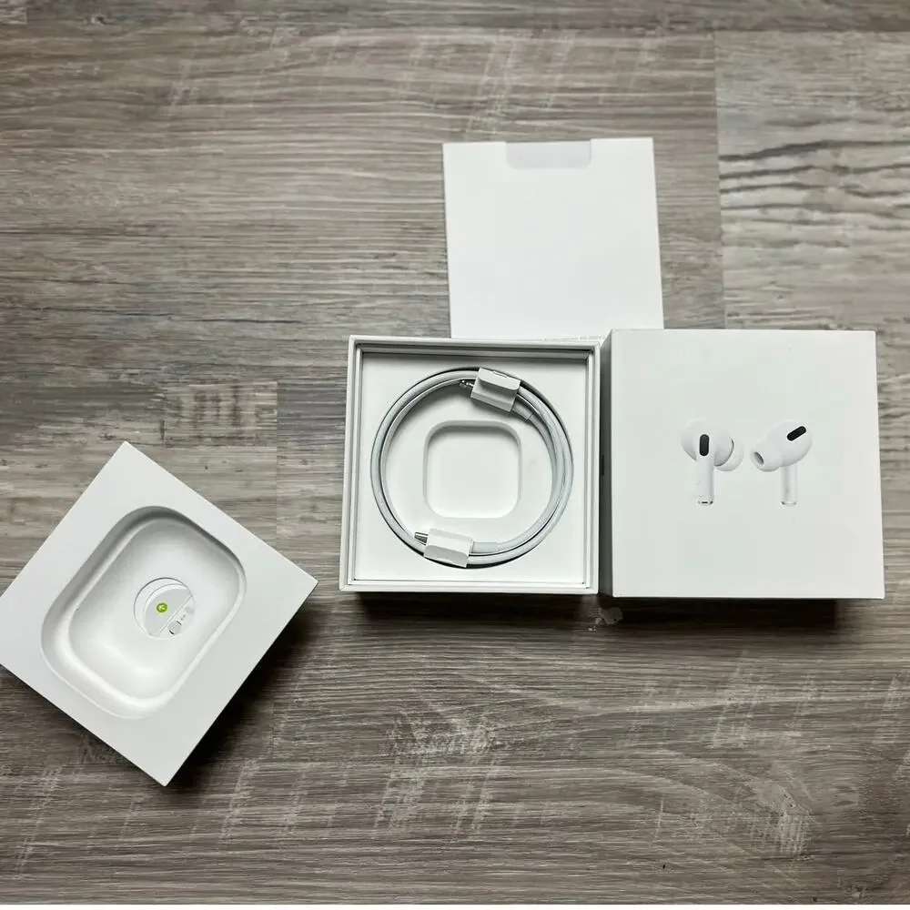 Apple AirPods Pro 1st Gen Accessories – Original Box, Charger Cable & Ear Tips